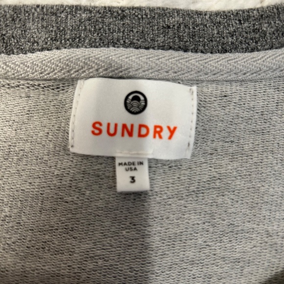 Sundry Side Swipe Sweatshirt US Size Large / Sundry Size 3 - Picture 4 of 6